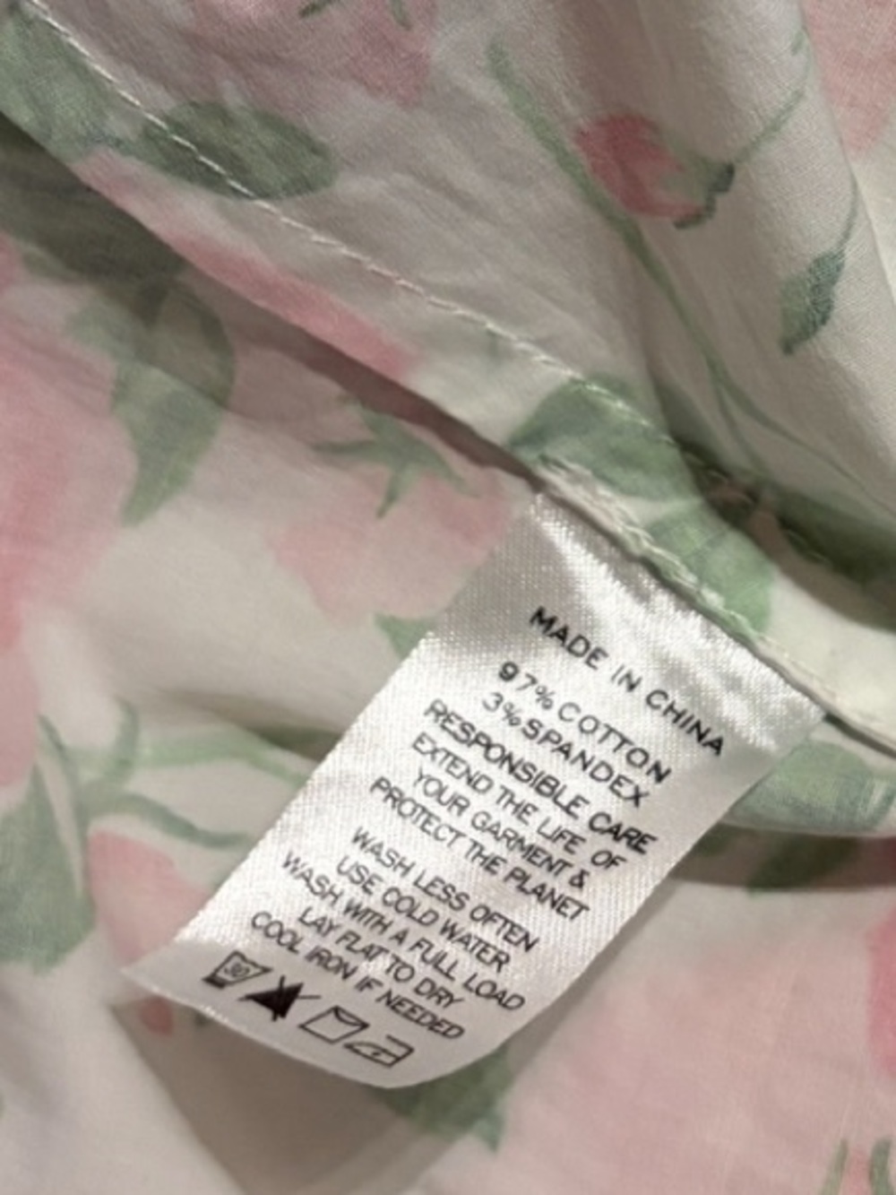 Hill House The Ophelia Dress Rose Print Puff Sleeve Nap A-line Midi XXS NEW - Picture 10 of 11